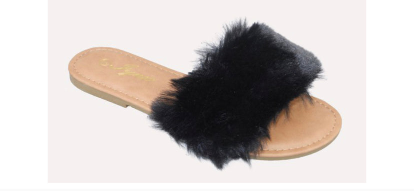 Furry Night Sandals